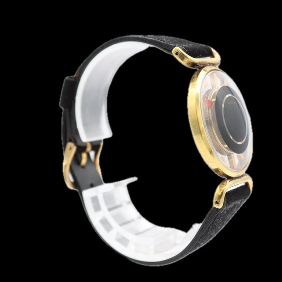 Vintage Juvenia Mystery Dial Men's Mechanical Wristwatch MF6 Swiss Plastic - Picture 4 of 5